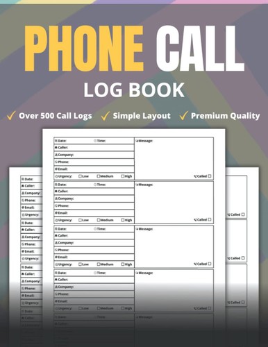 Telefonprotokollbuch 500+
