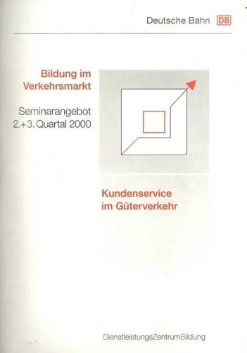 Bildung verkehrsmarkt - db,